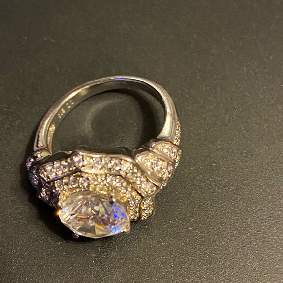 Silver CZ Ring - Picture 2 of 2
